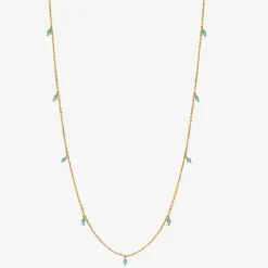 Collier doré long - MILADY