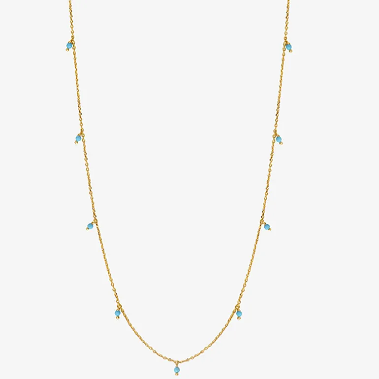 Collier doré long - MILADY