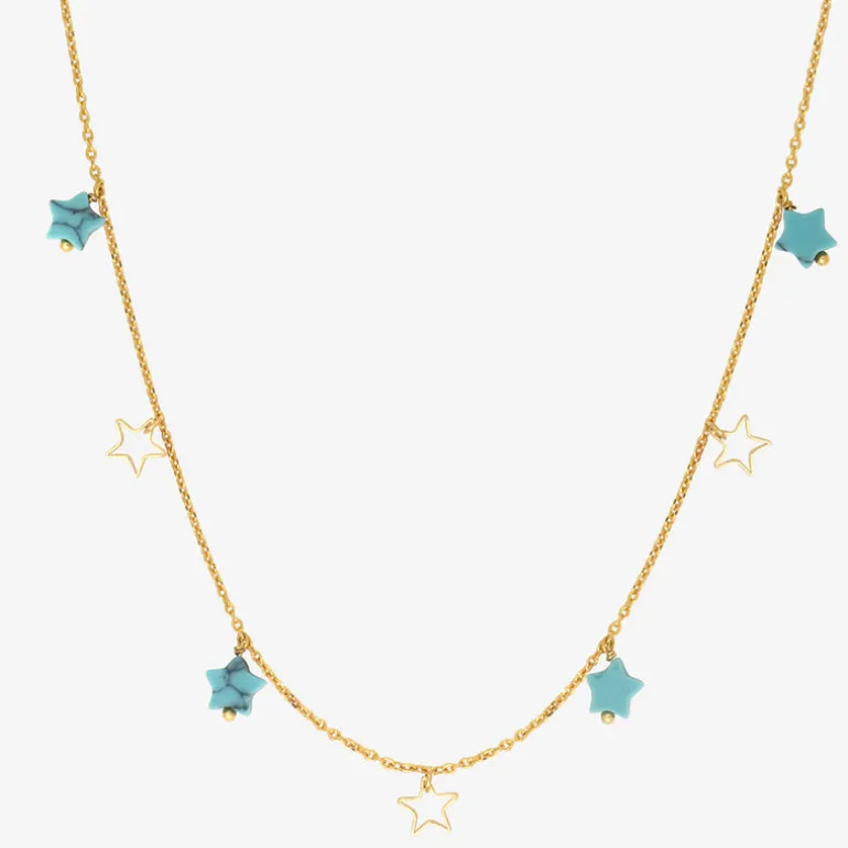 Collier doré multi - CASSIOPEE
