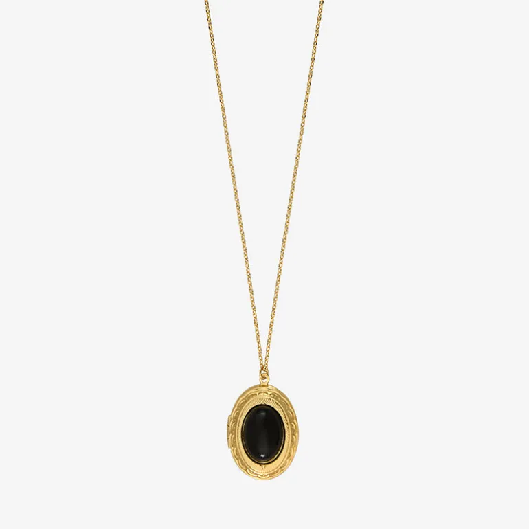 Collier doré oval - EDEN