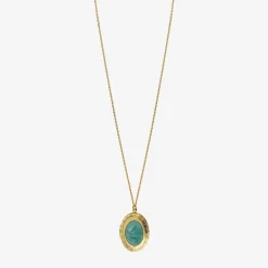 Collier doré oval - EDEN