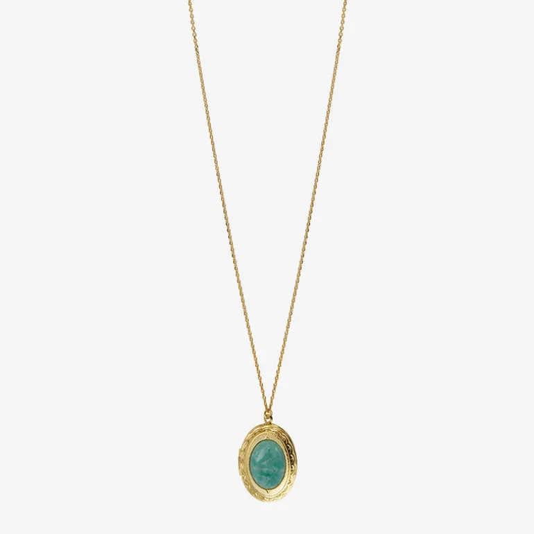 Collier doré oval - EDEN