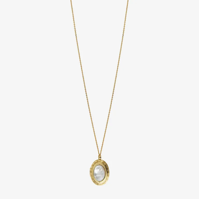 Collier doré oval - EDEN