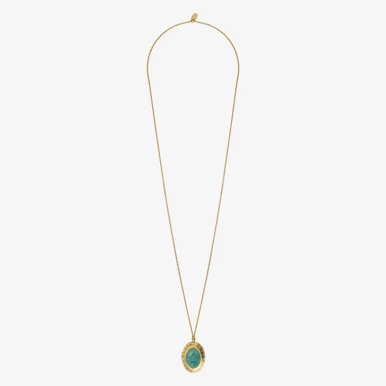Collier doré oval - EDEN