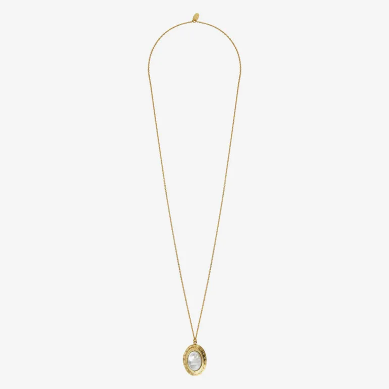 Collier doré oval - EDEN