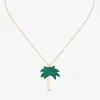 Collier doré Palmtree XL - KUCHI