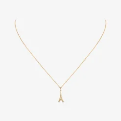 Collier doré sparkling crystal - PARTY