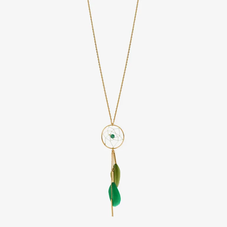 Collier sautoir doré - DREAM CATCHER