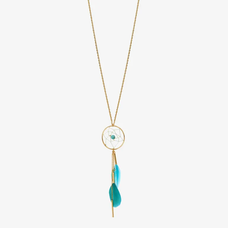 Collier sautoir doré - DREAM CATCHER