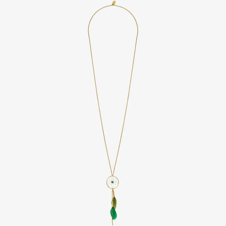 Collier sautoir doré - DREAM CATCHER