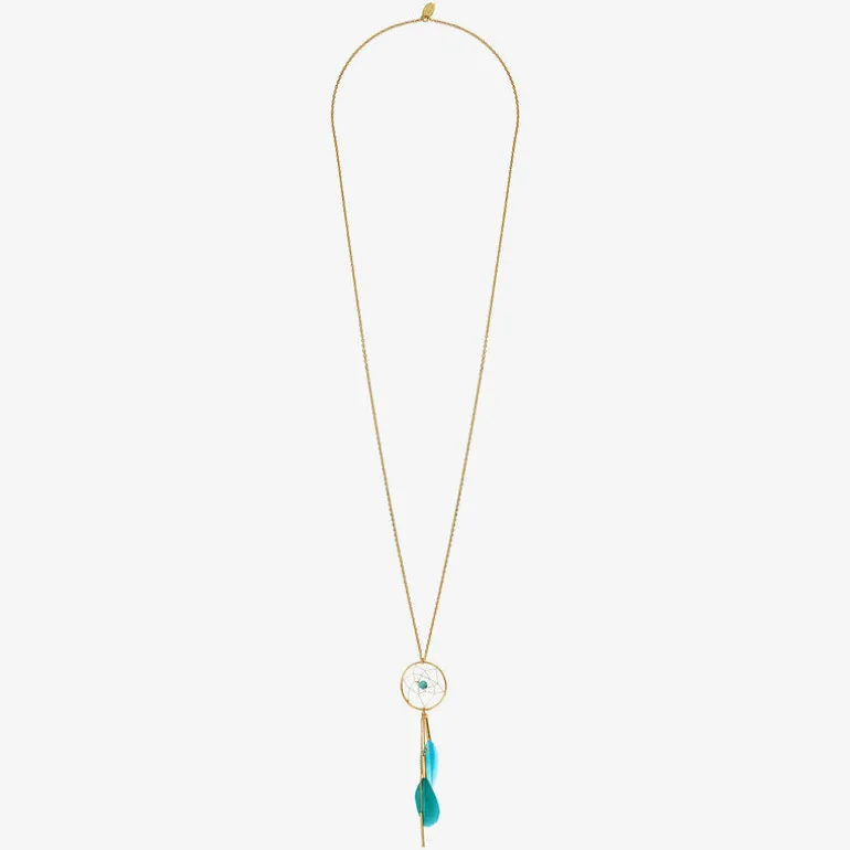Collier sautoir doré - DREAM CATCHER