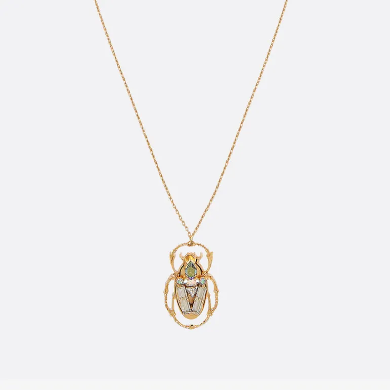 Collier sautoir doré blanc - IMPERIAL
