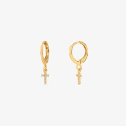 Mini hoops dorées - CROSS